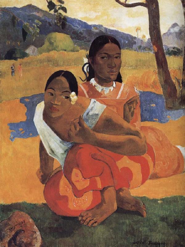 Paul Gauguin When you get married oil painting picture